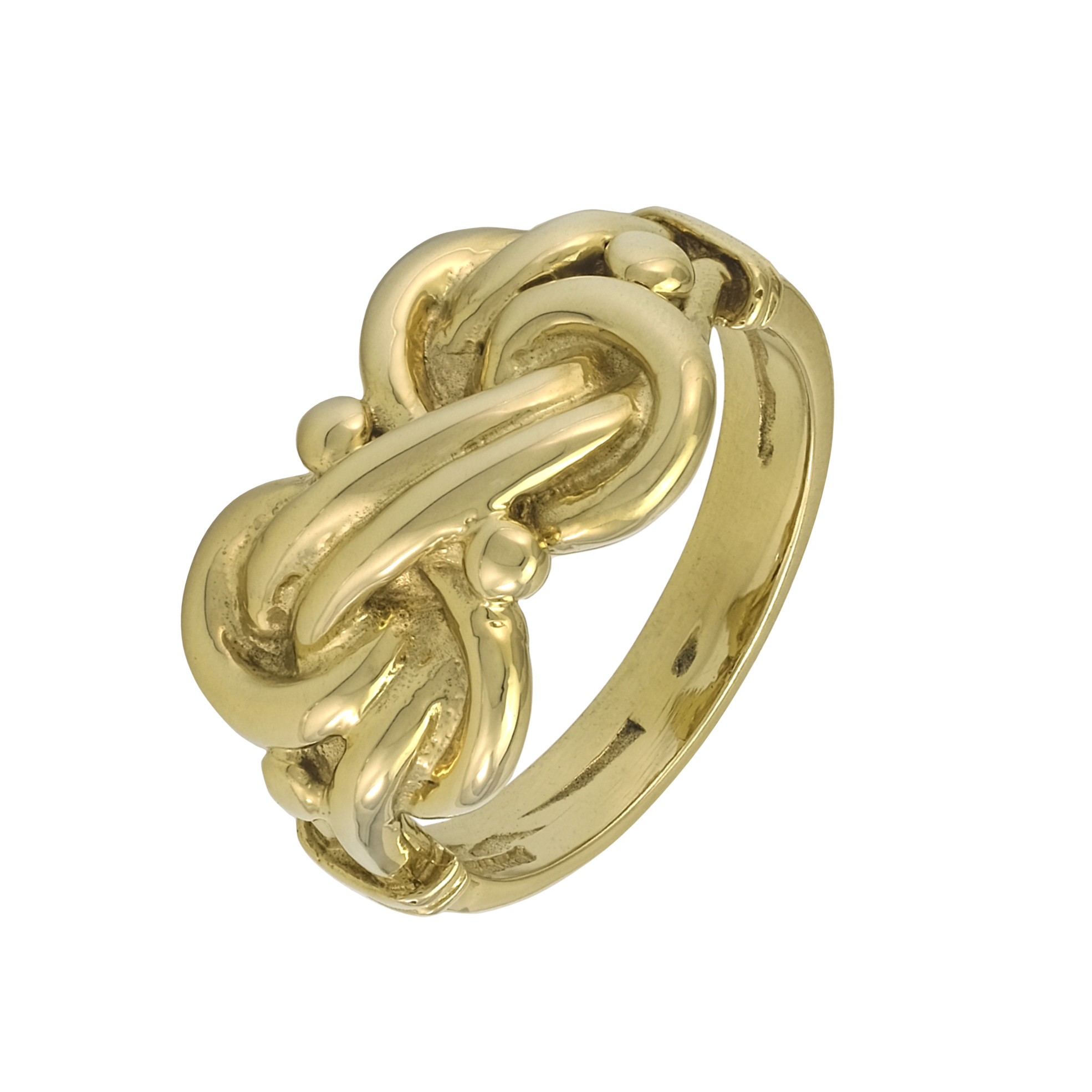 14K Yellow Gold Celtic Knot Ring - Walmart.com