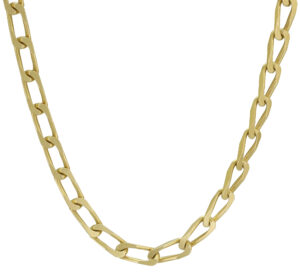 9ct Yellow Gold Curb Chain 32&#8243; 5mm