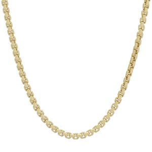 Mens solid gold belcher on sale chain