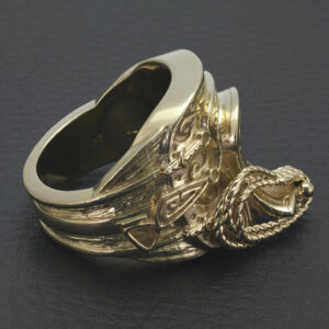 9ct Yellow Gold Saddle Ring