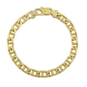 9ct Yellow Gold Marina Bracelet 7.5&#8243; 6.5mm