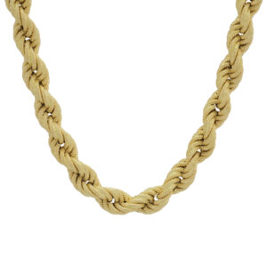 18ct Yellow Gold Rope Chain 32.5&#8243; 8mm