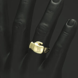 9ct Yellow Gold Boxing Glove Ring