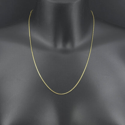 18ct Yellow Gold Franco Chain 20" 1mm - Image 2