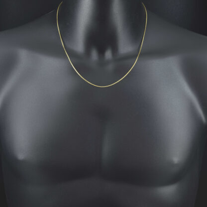 18ct Yellow Gold Franco Chain 20" 1mm - Image 3