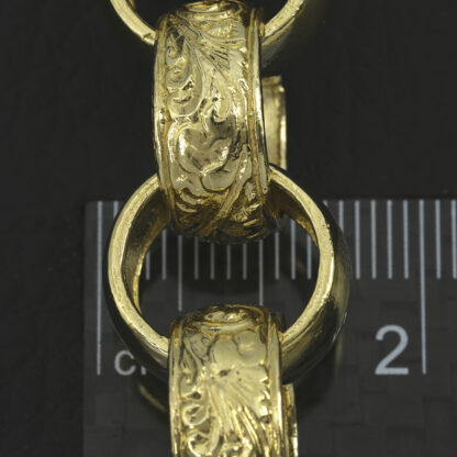 9ct Yellow Gold Belcher Chain 27.5" 15mm - Image 5