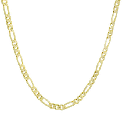 14ct Yellow Gold Figaro Chain 20.5" 4.5mm