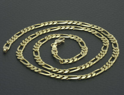 14ct Yellow Gold Figaro Chain 20.5" 4.5mm - Image 4