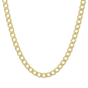 9ct Yellow Gold Curb Chain 21″ 5mm