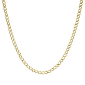 9ct Yellow Gold Curb Chain 25.5″ 3.5mm