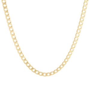 9ct Yellow Gold Curb Chain 24″ 4mm