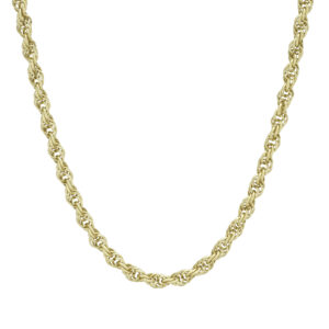 9ct Yellow Gold Rope Chain 20&#8243; 4mm