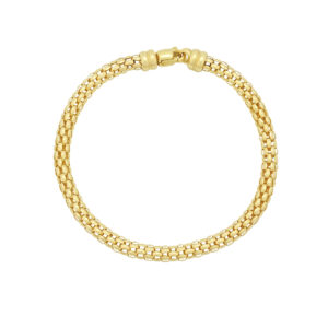 9ct Yellow Gold Fancy Link Bracelet 7.5&#8243; 4.5mm