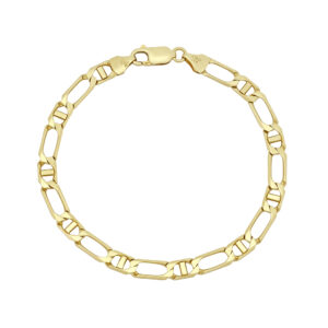 9ct Yellow Gold Marina Bracelet 8.5&#8243; 5.5mm