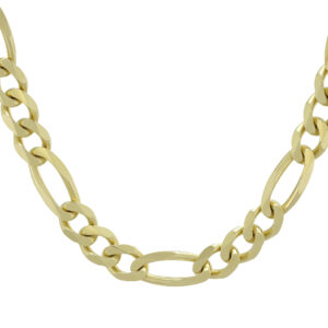 9ct Yellow Gold Figaro Chain 29.5&#8243; 7.5mm