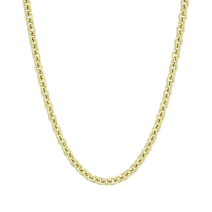 9ct Yellow Gold Belcher Chain 24" 4mm