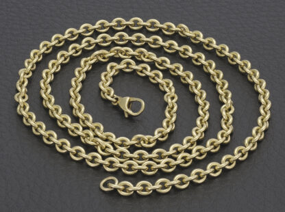 9ct Yellow Gold Belcher Chain 24" 4mm - Image 4