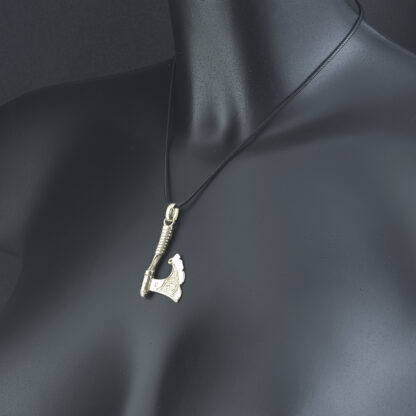 9ct Yellow Gold Axe Pendant - Image 3