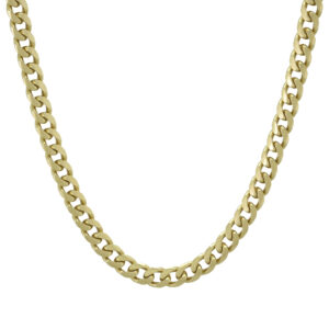 9ct Yellow Gold Curb Chain 24.5&#8243; 4.5mm