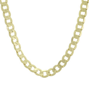 9ct Yellow Gold Curb Chain 20&#8243; 7.5mm