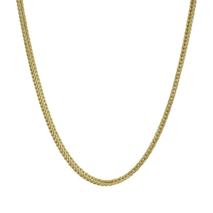 18ct Yellow Gold Franco Chain 24" 2mm