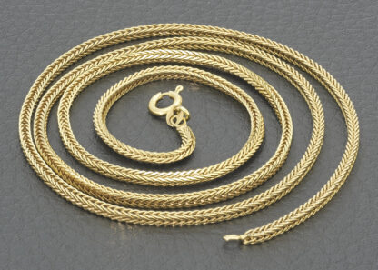 18ct Yellow Gold Franco Chain 24" 2mm - Image 4