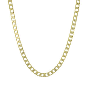 9ct Yellow Gold Curb Chain 18&#8243; 3.5mm