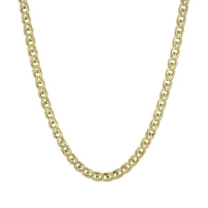 9ct Yellow Gold Fancy Link Chain 30&#8243; 3.5mm