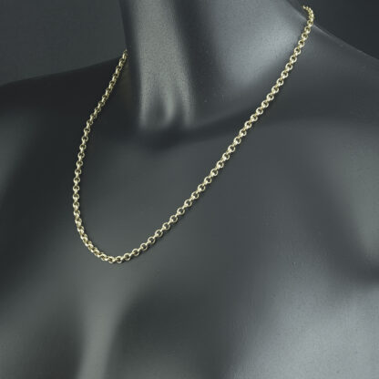 9ct Yellow Gold Belcher Chain 20" 4mm - Image 2