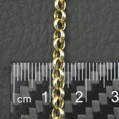 9ct Yellow Gold Belcher Chain 20" 4mm - Image 4