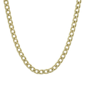 9ct Yellow Gold Curb Chain 18.5&#8243; 4mm