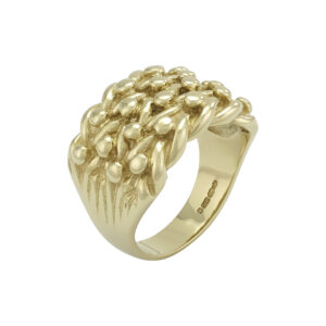 9ct Yellow Gold Keeper Ring