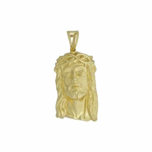 14ct Yellow Gold Jesus Pendant