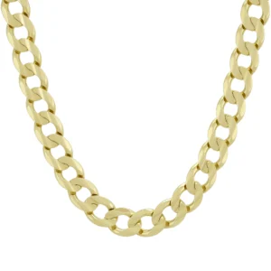 9ct Yellow Gold Curb Chain 27&#8243; 9.5mm