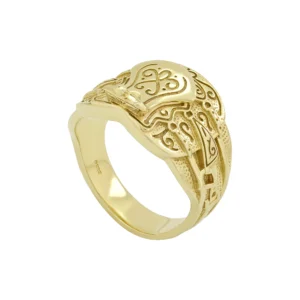 9ct Yellow Gold Saddle Ring