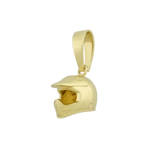 9ct Yellow Gold Helmet Pendant