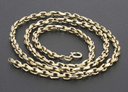 9ct Yellow Gold Belcher Chain 26" 4.5mm - Image 3