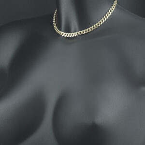 9ct Yellow Gold Curb Chain 14″ 6.5mm