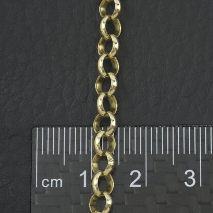 9ct Yellow Gold Belcher Chain 20" 5mm - Image 2