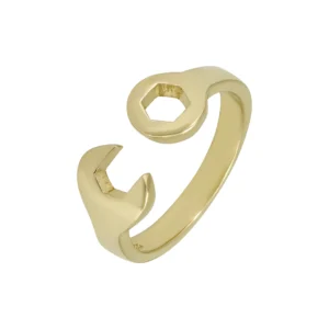 9ct Yellow Gold Spanner Ring