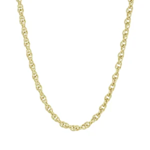 9ct Yellow Gold Spiga Chain 18&#8243; 3mm