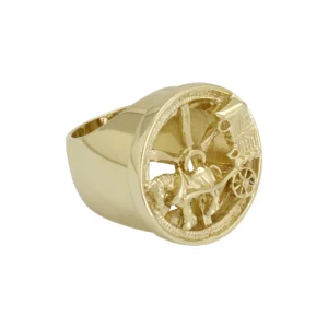 9ct Yellow Gold Horse Ring