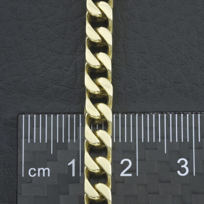 9ct Yellow Gold Franco Chain 24.5" 5mm - Image 5