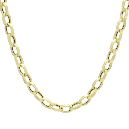 9ct Yellow Gold Belcher Chain 20" 5.5mm