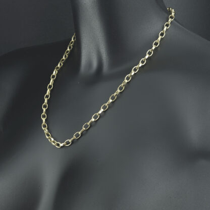 9ct Yellow Gold Belcher Chain 20" 5.5mm - Image 2