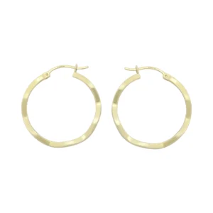 9ct Yellow Gold Hoop Earrings