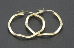 9ct Yellow Gold Hoop Earrings