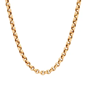 9ct Rose Gold Belcher Chain 23.5&#8243; 5mm