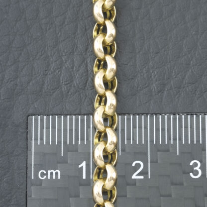 9ct Rose Gold Belcher Chain 23.5" 5mm - Image 5