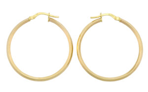 9ct Yellow Gold Hoop Earrings